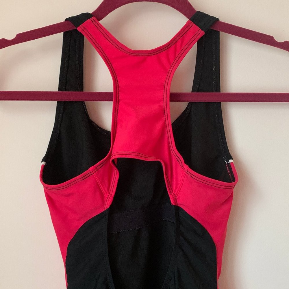 Reebok One Piece Swimsuit | Pink and Black - Picture 7 of 7